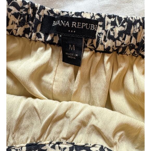 Banana Republic 100% Cotton Floral Print Maxi Casual Cottage Skirt Size M - Picture 2 of 2